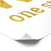 Leerkrachten inspirerend gouden script citeren rod poster (Hoek)