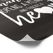 Leerkrachten Inspirerend Motivatie offertes Poster (Hoek)