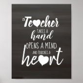 Leerkrachten Inspirerend Motivatie offertes Poster (Voorkant)