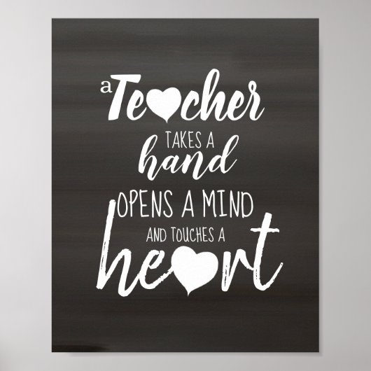 Leerkrachten Inspirerend Motivatie offertes Poster (Voorkant)