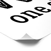 Leerkrachten inspirerend scriptcitaat en rode appe poster (Hoek)