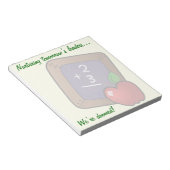 Leerkrachten kennen de waarheid over de toekomst v notitieblok (Schuin)