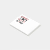 Leerkrachten kunnen de wereld veranderen post-it® notes (Schuin)