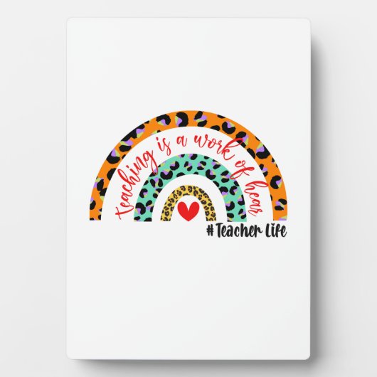 Leerkrachten Kunstonderwijs is een kunstwerk Fotoplaat (voorkant)