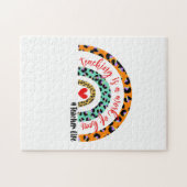 Leerkrachten Kunstonderwijs is een kunstwerk Legpuzzel (Horizontaal)