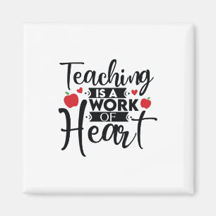 Leerkrachten Kunstonderwijs is een kunstwerk Magneet