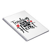 Leerkrachten Kunstonderwijs is een kunstwerk Notitieboek (Rechterzijde)