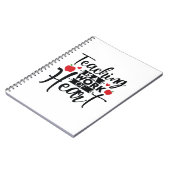 Leerkrachten Kunstonderwijs is een kunstwerk Notitieboek (Linkerzijde)