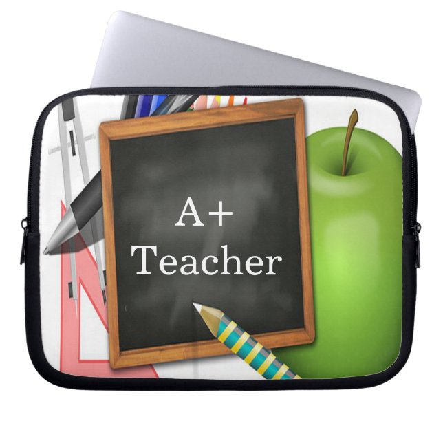 Leerkrachten Laptop Sleeve (Voorkant)