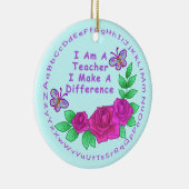 Leerkrachten maken verschil keramisch ornament (Rechts)