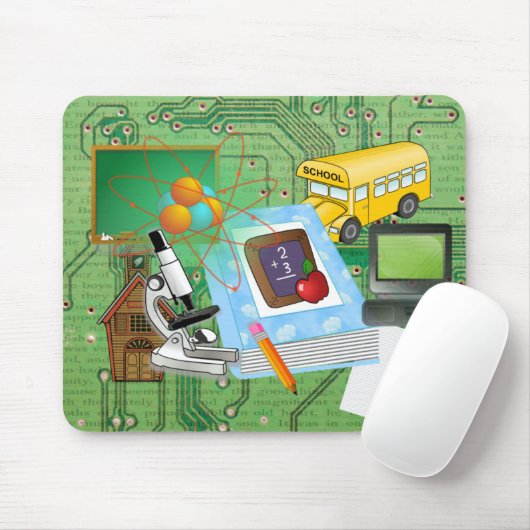 Leerkrachten Muismat (Met muis)