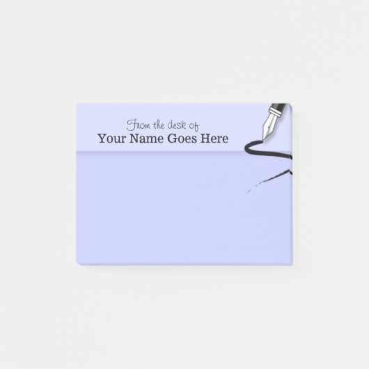 Leerkrachten naam organisator van notitieboekjes post-it® notes (Voorkant)
