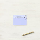 Leerkrachten naam organisator van notitieboekjes post-it® notes (Op bureau)