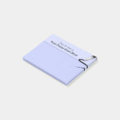 Leerkrachten naam organisator van notitieboekjes post-it® notes (Schuin)