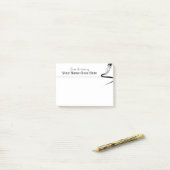 Leerkrachten naam organisator van notitieboekjes post-it® notes (Op bureau)