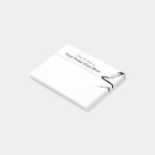 Leerkrachten naam organisator van notitieboekjes post-it® notes (Schuin)