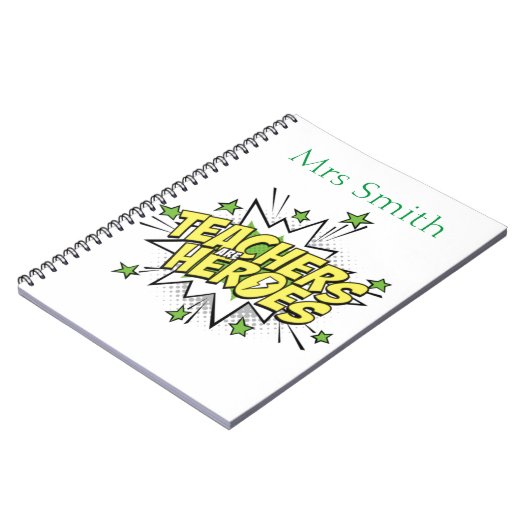 leerkrachten notitieboek superheld (Linkerzijde)