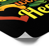 Leerkrachten onderwijzen is een kunstwerk poster (Hoek)