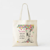 Leerkrachten Plant het zaad van de kennisregenboog Tote Bag (Achterkant)