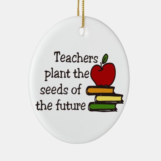 Leerkrachten Plant Keramisch Ornament (Rechts)