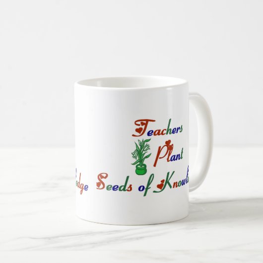 Leerkrachten Plant Seeds of Knowledge Mok (Voorkant rechts)