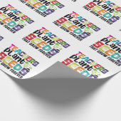 Leerkrachten Plant zaaigoed dat eeuwig groeit Cadeaupapier (Hoek)