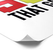 Leerkrachten Plant zaaigoed dat eeuwig groeit Poster (Hoek)