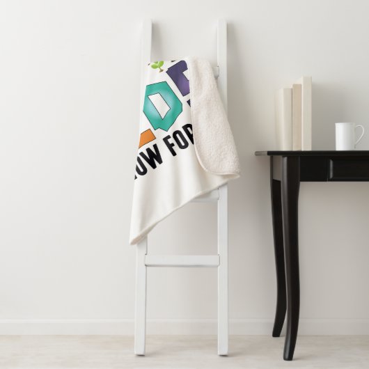 Leerkrachten Plant zaaigoed dat eeuwig groeit Sherpa Deken (In situ)