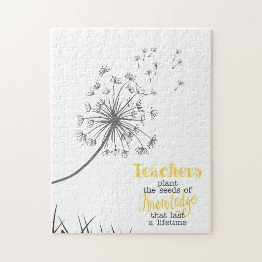 Leerkrachten Planten het kenniszaad Legpuzzel (Verticaal)