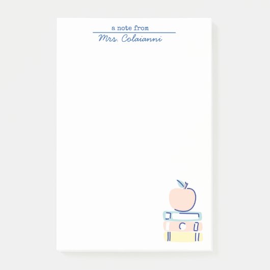 Leerkrachten post-it notes (Voorkant)