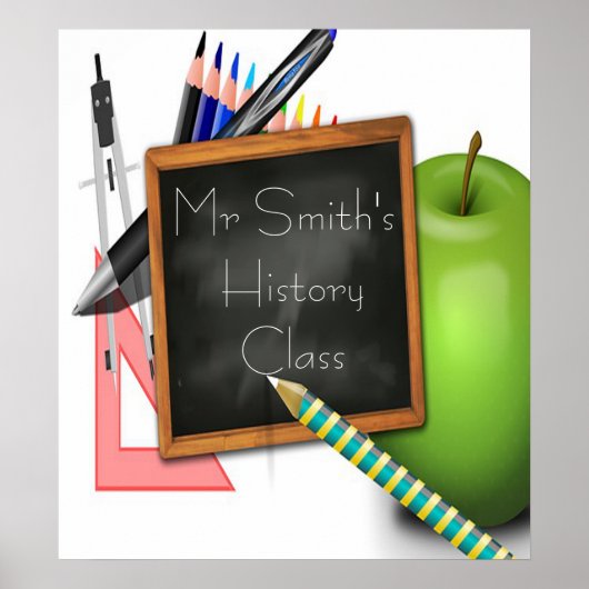 Leerkrachten Poster (Voorkant)