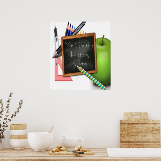 Leerkrachten Poster (Keuken)