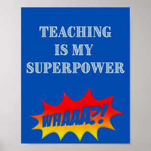Leerkrachten Poster