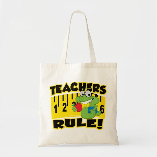 Leerkrachten-regel! Tote Bag (Voorkant)