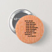 Leerkrachten Ronde Button 5,7 Cm (Voorkant /achterkant)