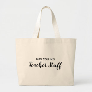 Leerkrachten Stuff Canvas tas