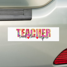 Leerkrachten Teach Love Inspire Cute School
