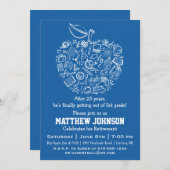 Leerkrachten Uitnodiging van de Apple Retirement P (Voorkant / Achterkant)