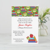 Leerkrachten Uitnodiging van de Pensioenpartij (Staand voorkant)