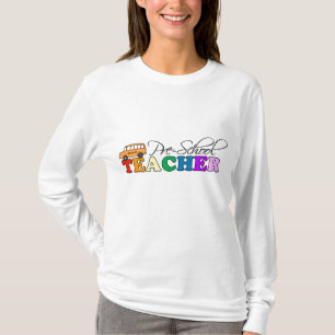 Leerkrachten voor de kleuterschool t-shirt
