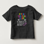 Leerkrachten voor het speciale onderwijs Onderwijs Kinder Shirts (Voorkant)