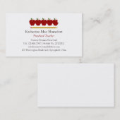 Leerkrachten voorschool visitekaartje (Voorkant / Achterkant)