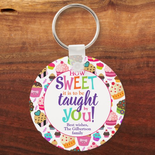 Leerkrachten waarderen hoe snoepkoek sleutelhanger (Voorkant)