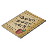 Leerkrachten zijn altijd "schrijven" notitieboek (Linkerzijde)