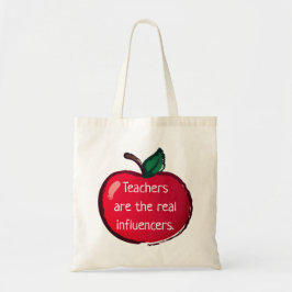 "Leerkrachten zijn de echte invloedssfeer" Tote Bag