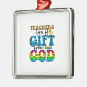 Leerkrachten zijn een geschenk van God Metalen Ornament (Links)