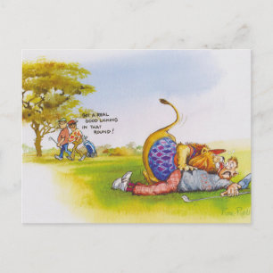 Leerleeuw Briefkaart