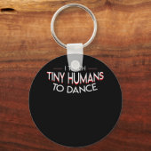 Leerleraar dansende predikant Tiny Humans Sleutelhanger (Voorkant)