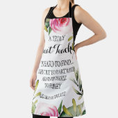 Leerleraar die waardering afgeeft Dank u Schort (Insitu)