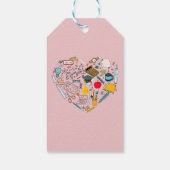 Leerleraar docent professor snijkunst cadeaulabel (Achterkant)
